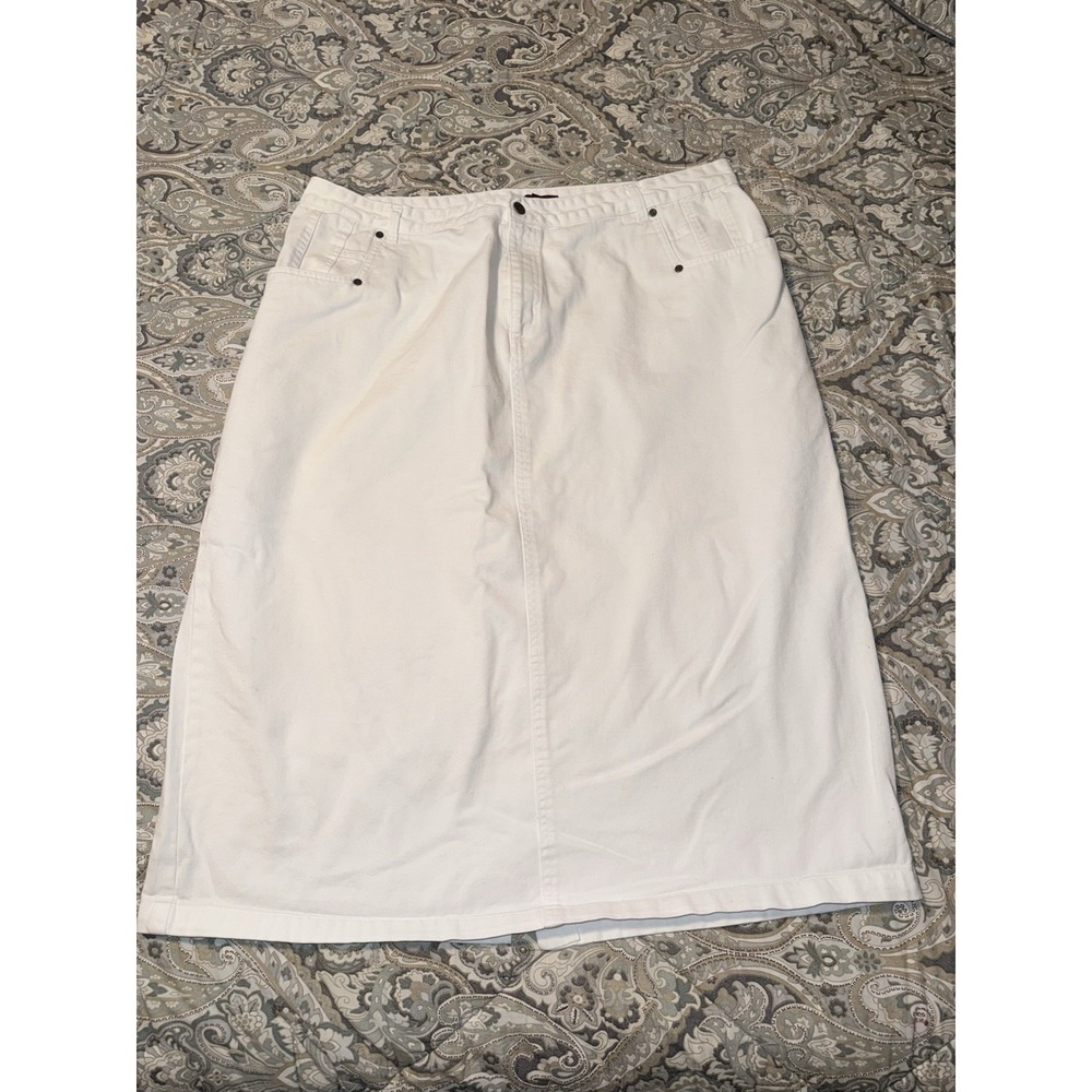 Jessica London Women's‎ Plus Size 22 W Denim A-Line/Full  Skirt